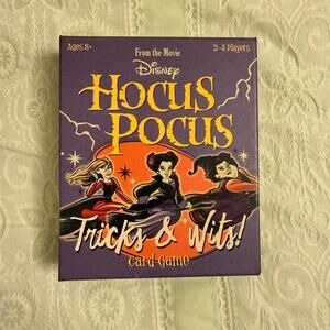 Vintage 90s Disney Hocus Pocus Tricks & Wits Card Game Halloween Fall Ages 8+